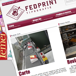 Fedprint - creare site tipografie